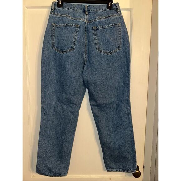 Pacsun Eco Medium Blue High Waisted Straight Leg Jeans size 29 - Picture 2 of 6